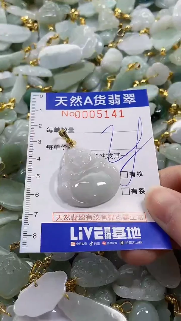 颈饰未镶嵌翡翠纯天然货翡翠