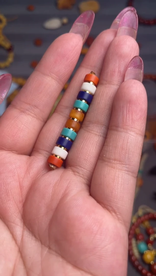 石英质玉多样性发货未镶嵌多样性发货 6隔片套10片