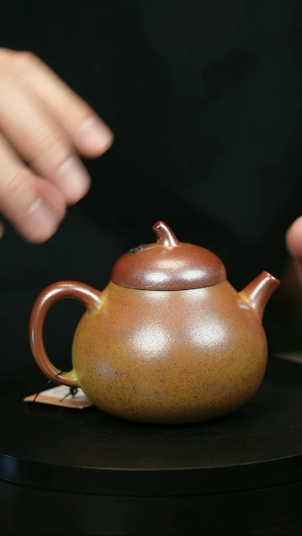 茶壶紫砂门*H2038蒋静明仙鹤松针茄瓜