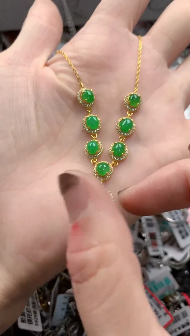 银S925镶嵌戒指翡翠11-11-11   3