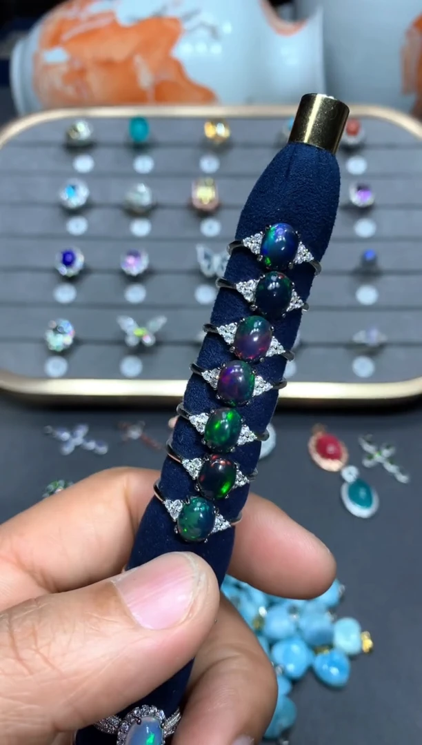 【闪购商品】欧泊戒指未镶嵌W87（随机性发货只发一单）