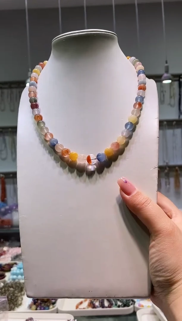 颈饰未镶嵌水晶多样性发其一兔毛