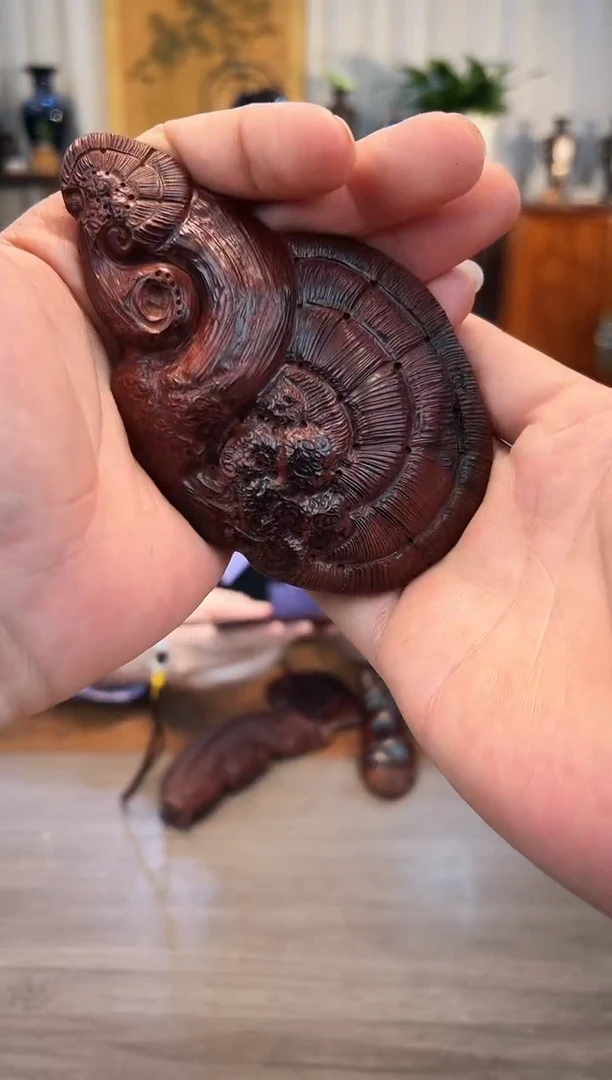 【闪购商品】紫檀木类成套家具小叶紫檀  手把件大灵芝