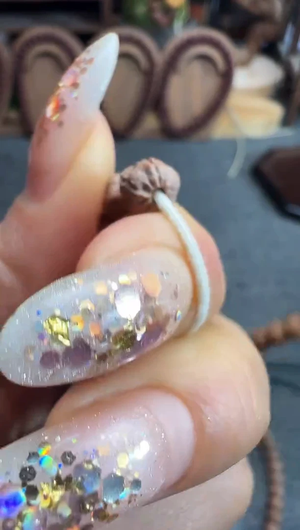 手串金刚菩提原桩佛手长串礼盒发货