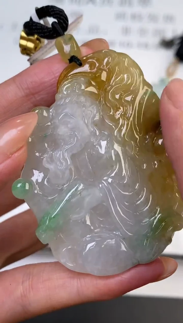 未镶嵌挂件翡翠378736  多人
