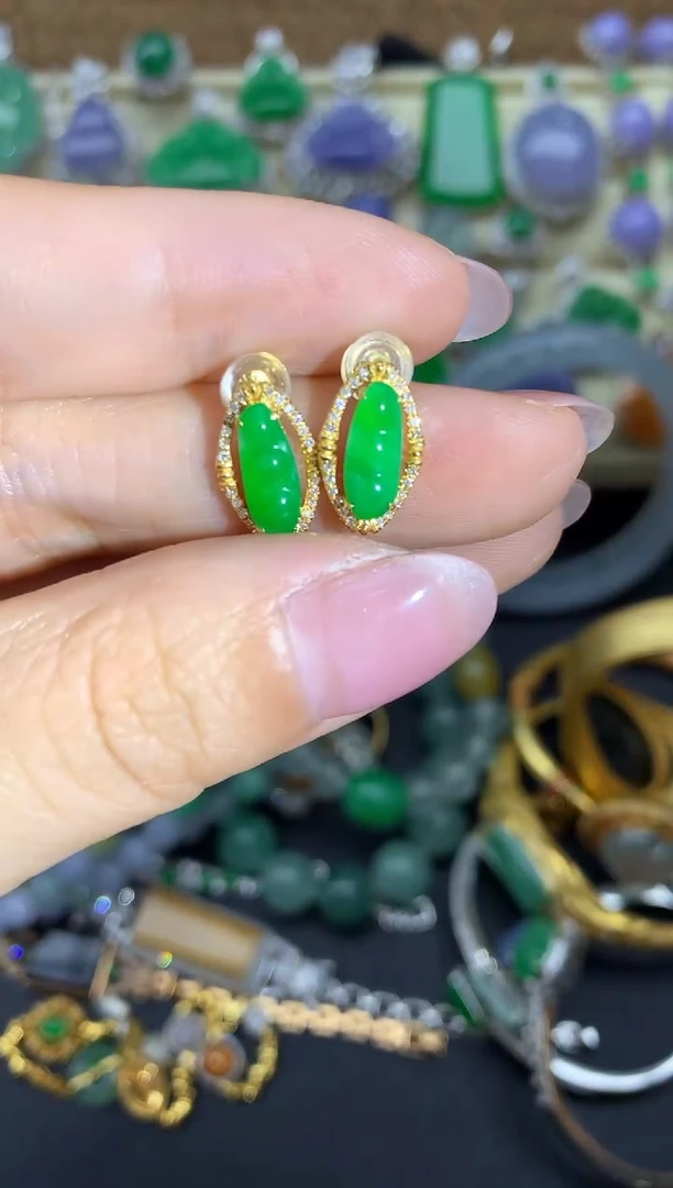 【闪购商品】翡翠颈饰18K金镶嵌421中国好珍宝