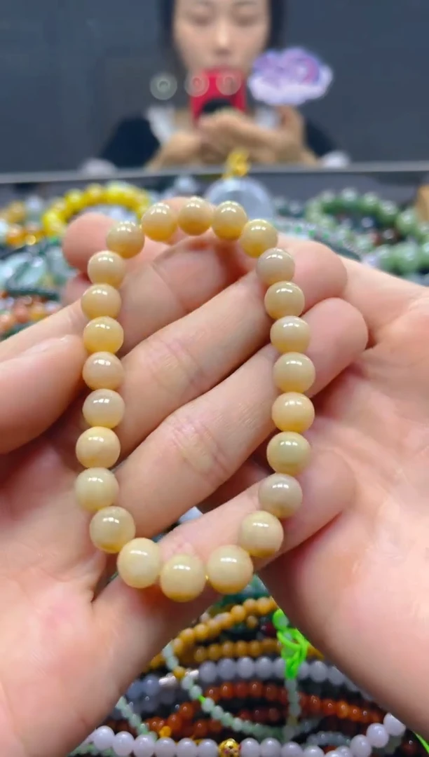 颈饰未镶嵌翡翠7MM