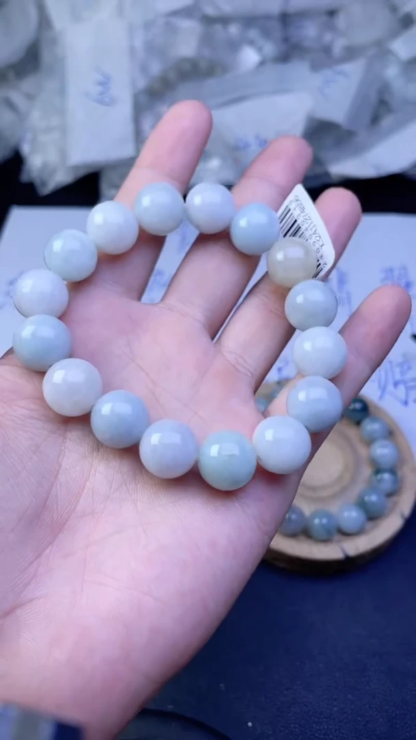未镶嵌定制翡翠珠串