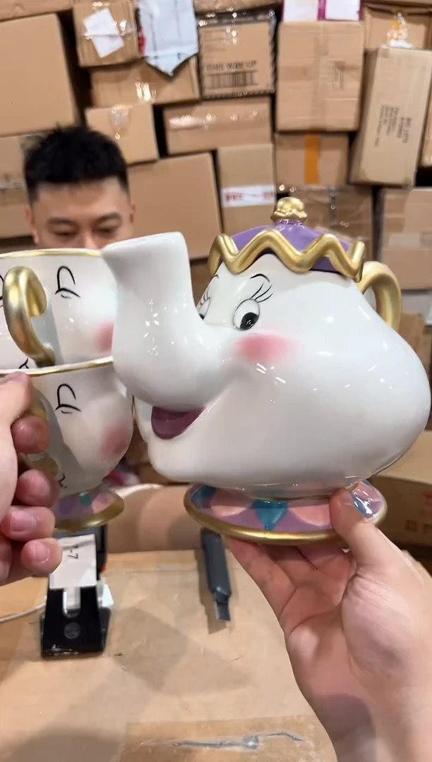 瓷片02款茶壶太太一壶两杯