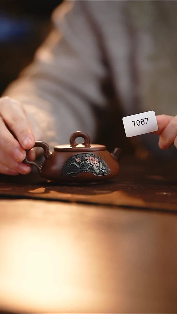 雲梦茶器紫陶茶壶7087