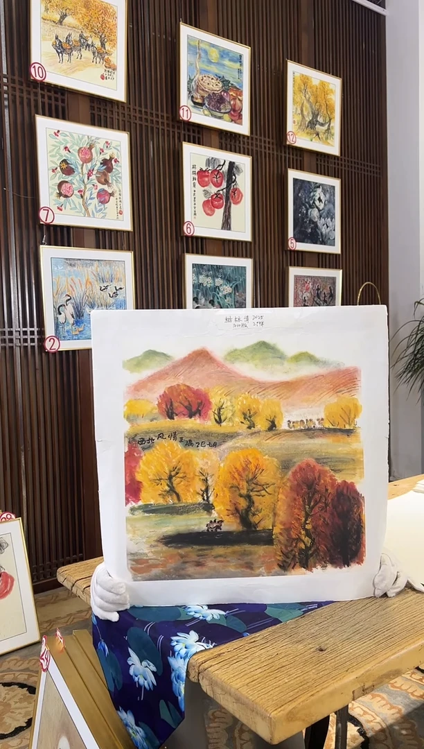 版画耿玉琨名章限量版画S