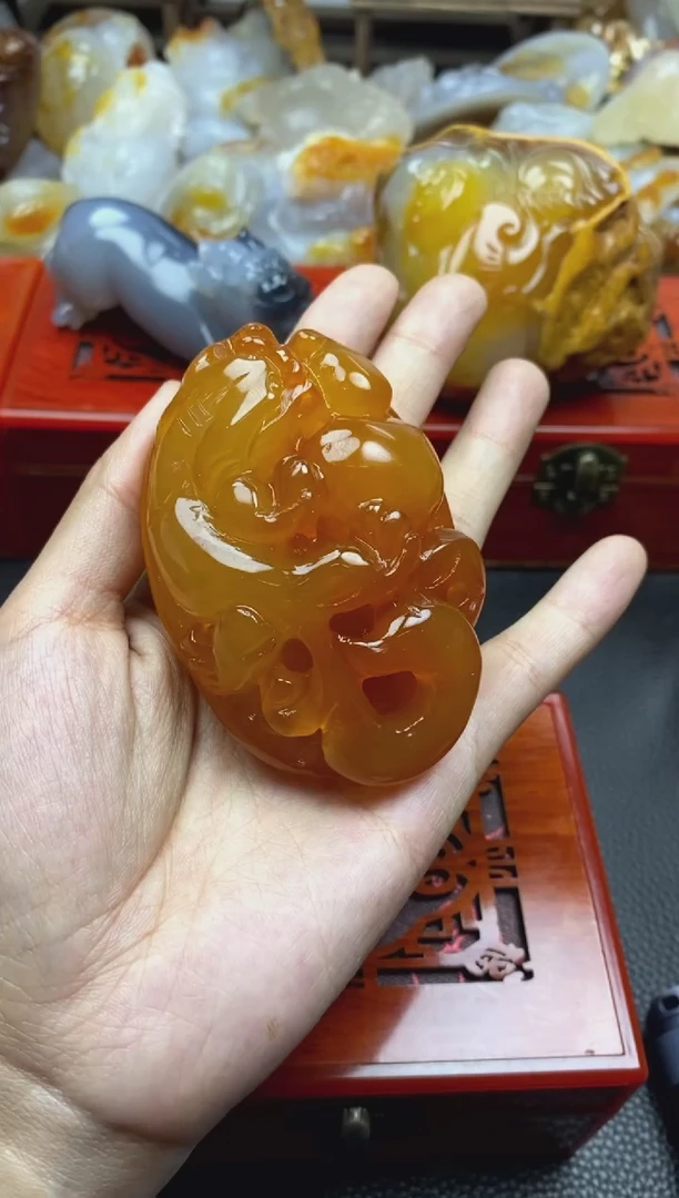 未镶嵌手把玛瑙/玉髓尸00