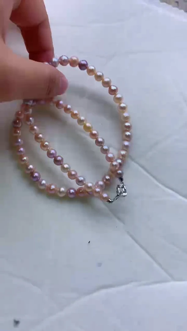 【闪购商品】淡水珍珠项链合金淡水珍珠项链