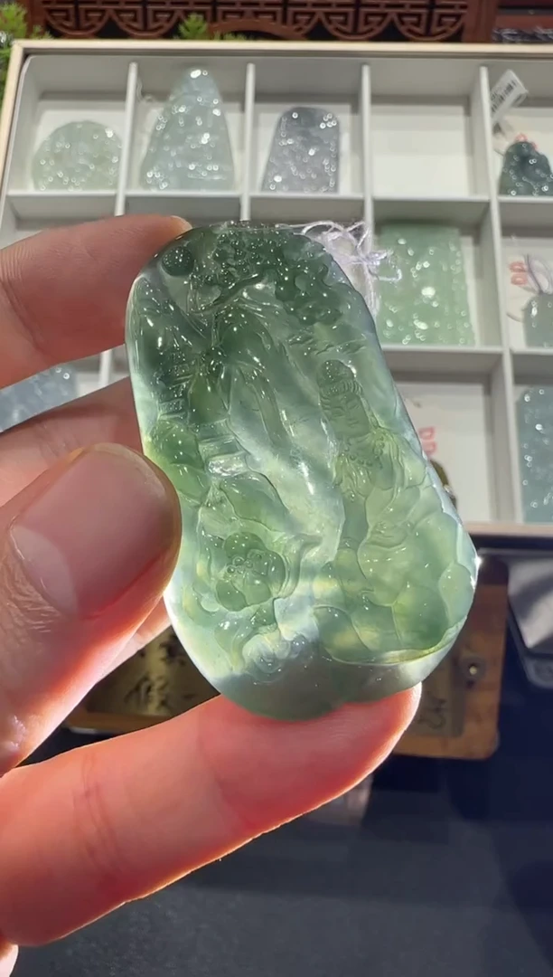未镶嵌挂件翡翠A货翡翠多样性孤品