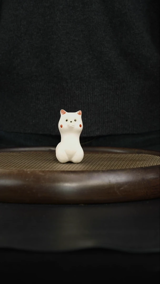 茶壶紫砂白段 羊驼