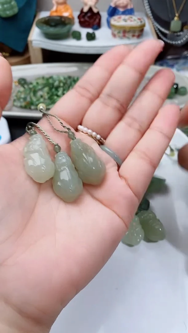 颈饰未镶嵌和田玉A5多样性发其一