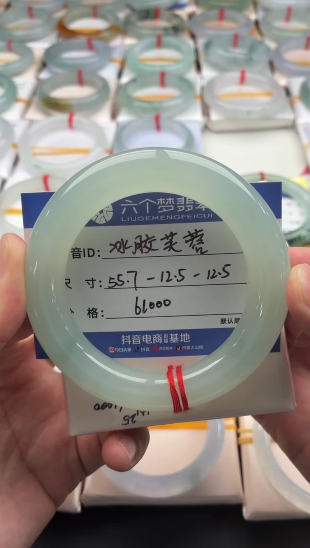 未镶嵌手镯翡翠冰胶芙蓉 48小时鉴赏期
