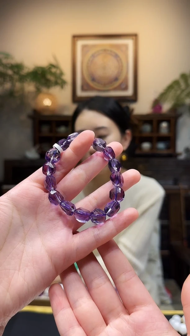 未镶嵌手链紫晶手链