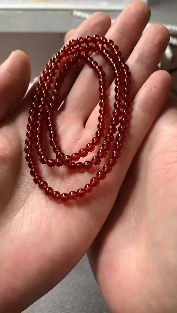 【闪购商品】石榴石颈饰未镶嵌00000