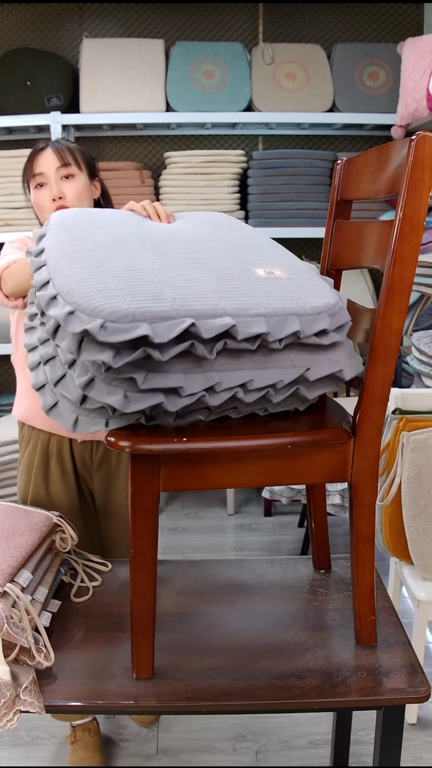 布绒布小耳边：灰色6个