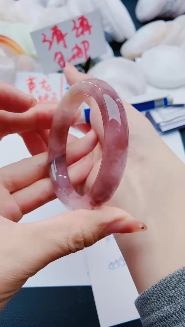 未镶嵌手镯石英质玉K157-55-56