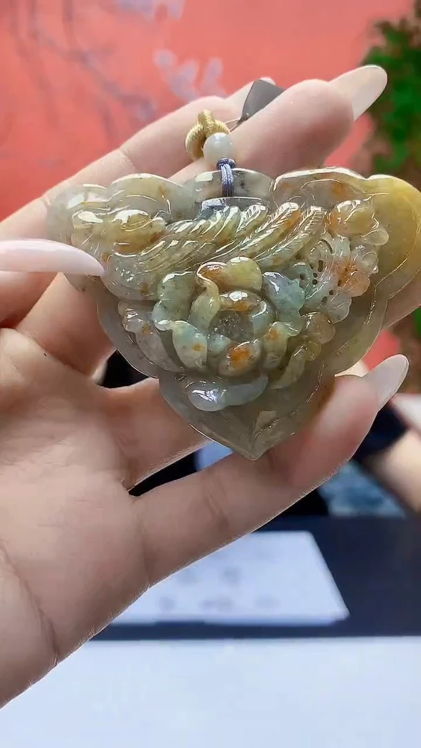 未镶嵌定制翡翠5160ty-毛货挂件131