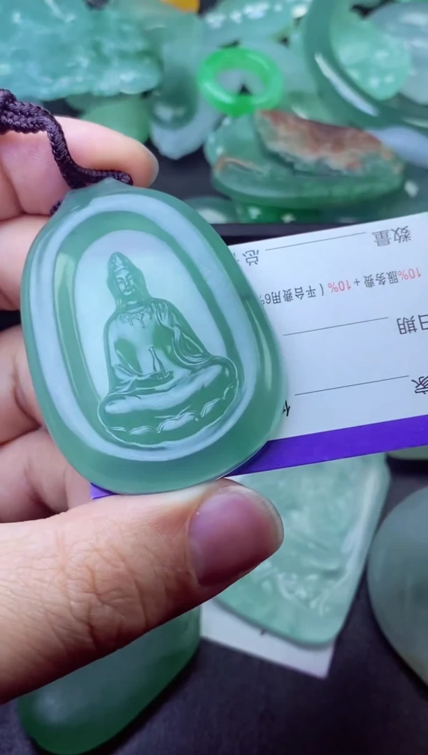 未镶嵌定制翡翠天****冀天空下的希冀