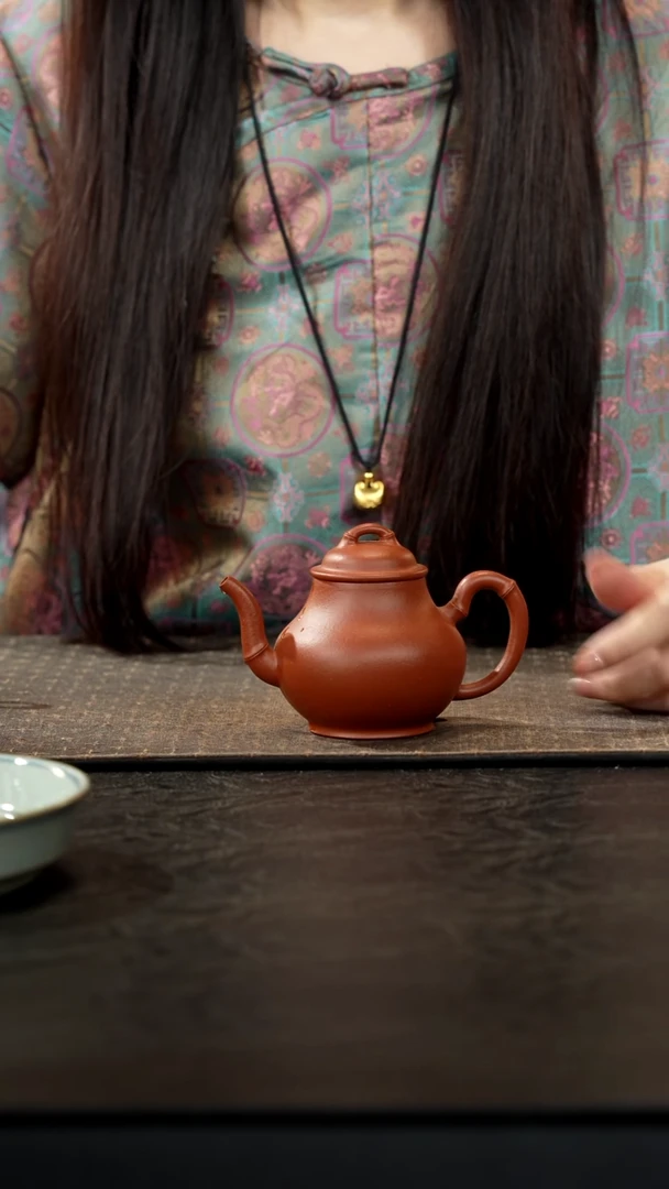 茶壶紫砂趣*多全手朱泥竹婷壶