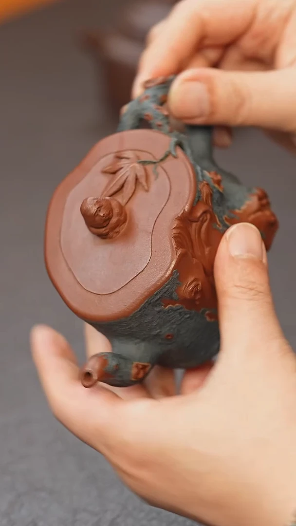 茶壶紫砂原矿高端紫砂 花器