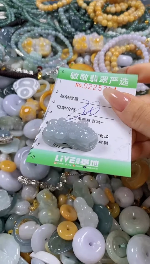 翡翠未镶嵌颈饰闪购0225314多样性发其一