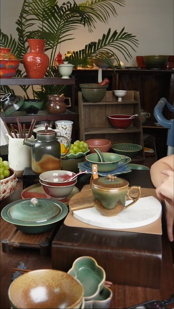 碗微瑕景德镇手工高温餐具1719