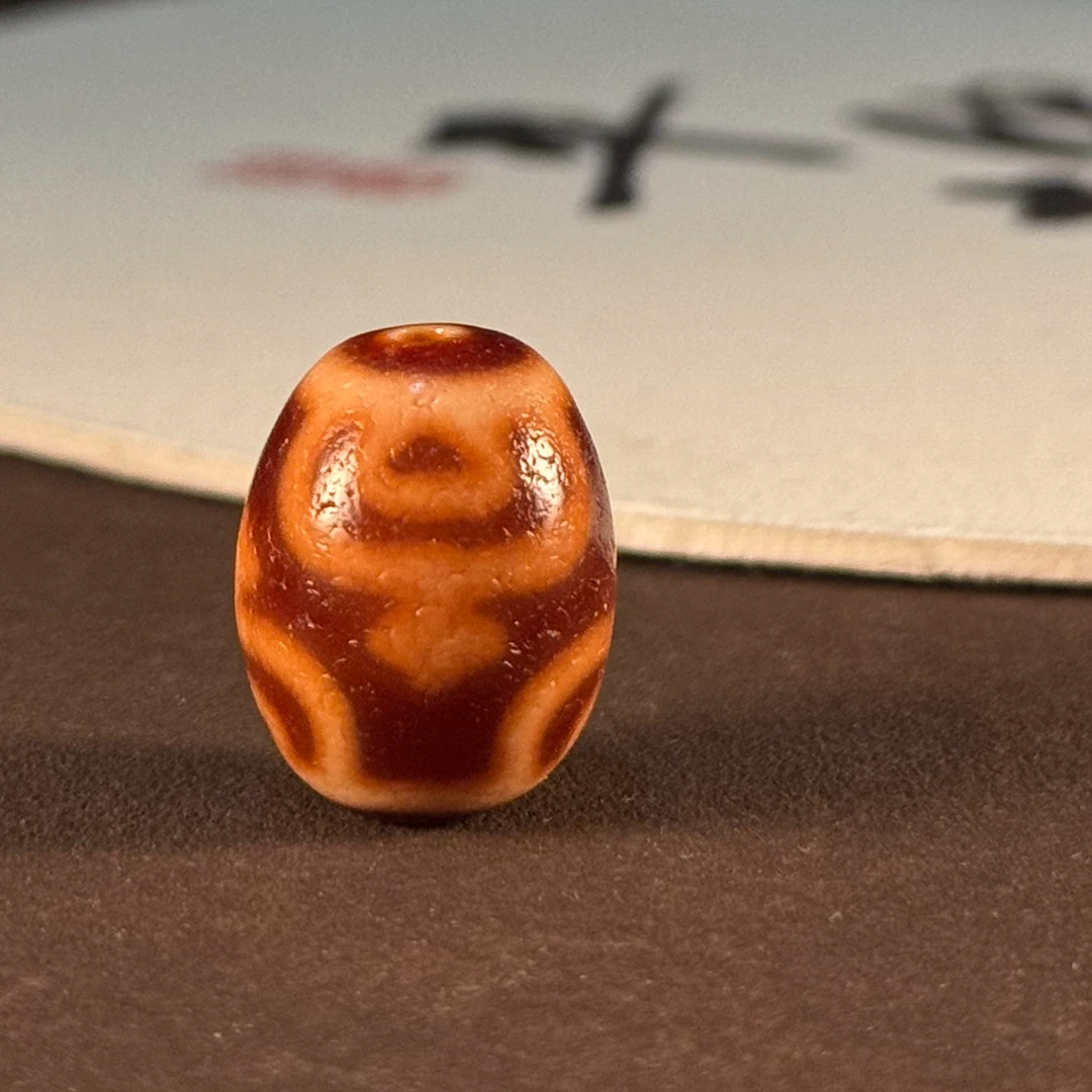 金蟾藏式天然红肉玛瑙21*16四宝瓶达洛颈饰