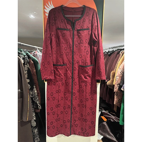 24109  菲姐时尚高端洋气连衣裙长款