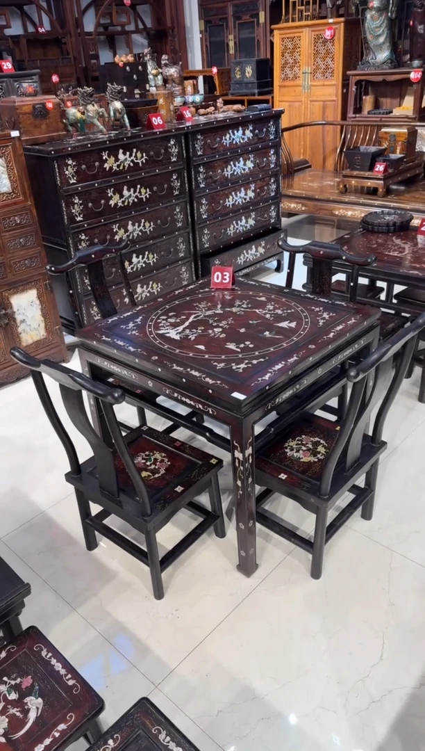 木用****6靠背椅八仙桌一套4880.88888