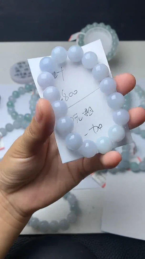 翡翠未镶嵌颈饰韩***好珠子