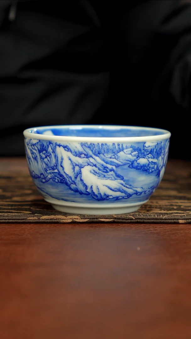 【闪购商品】半山晓野 宋画山水 渔村小雪 关山雪霁