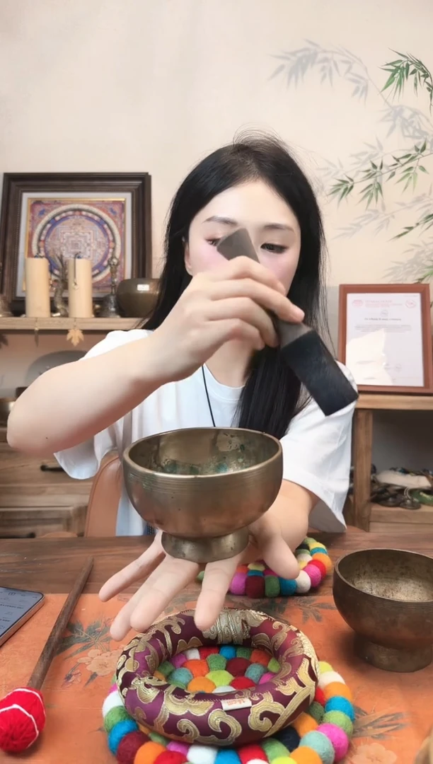 深夜福利~圣杯 带铭文 11.5cm B调 顶轮