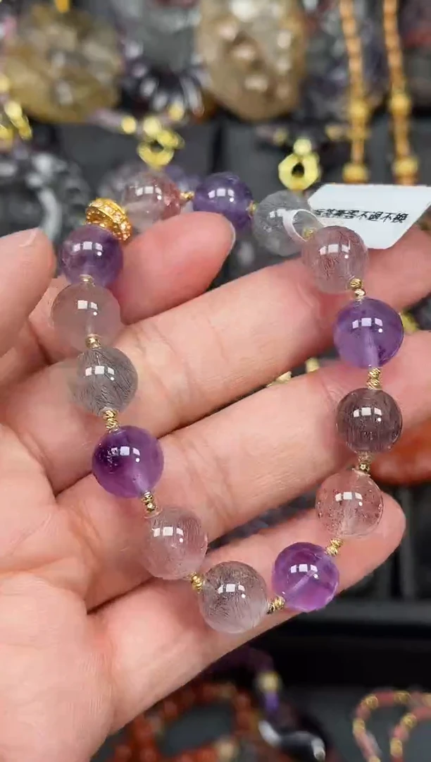 颈饰18K金镶嵌水晶【百晶灵儿】定制款