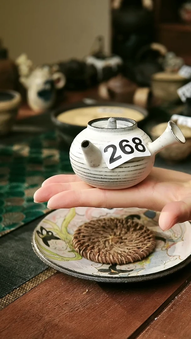 120毫升侧把全手工茶壶