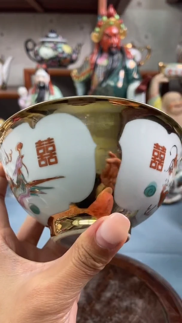 瓷片微瑕慎拍景德镇窑老厂瓷器单件