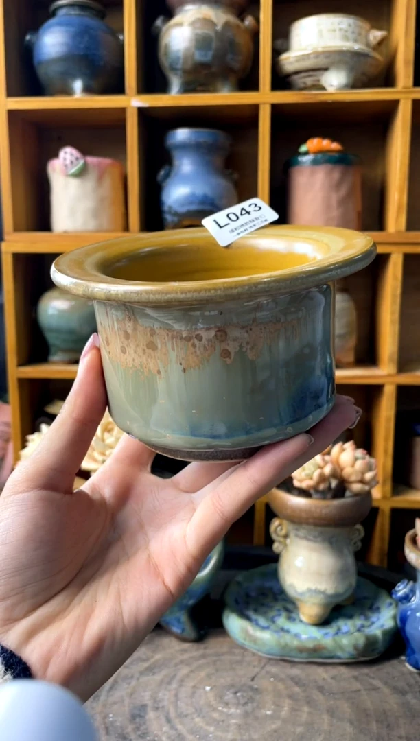 043内口8【多肉花盆多肉盆】