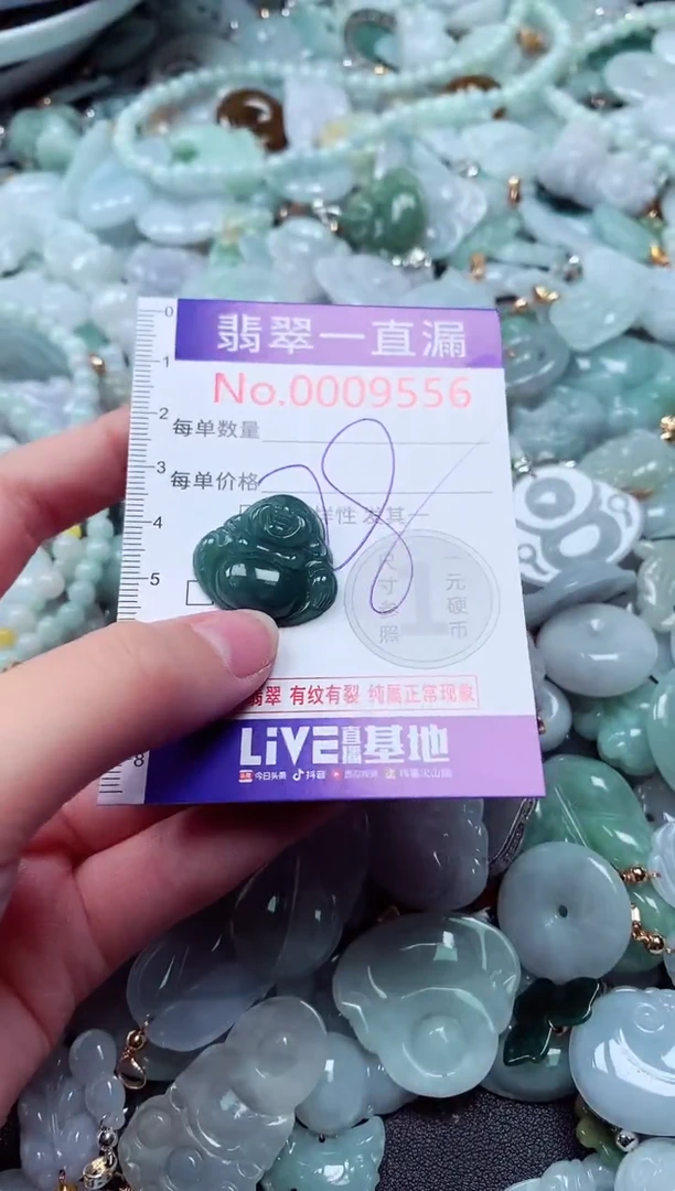 吊坠(不含链)未镶嵌翡翠9556