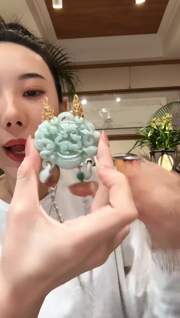 【闪购商品】翡翠颈饰未镶嵌国风