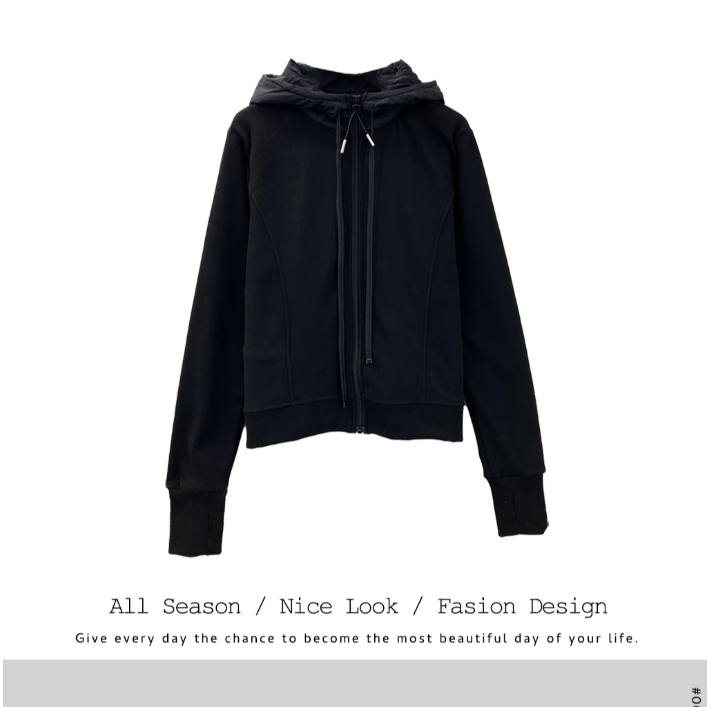 599/319  时尚连帽舒适修身秋冬开衫长袖    款号#8038