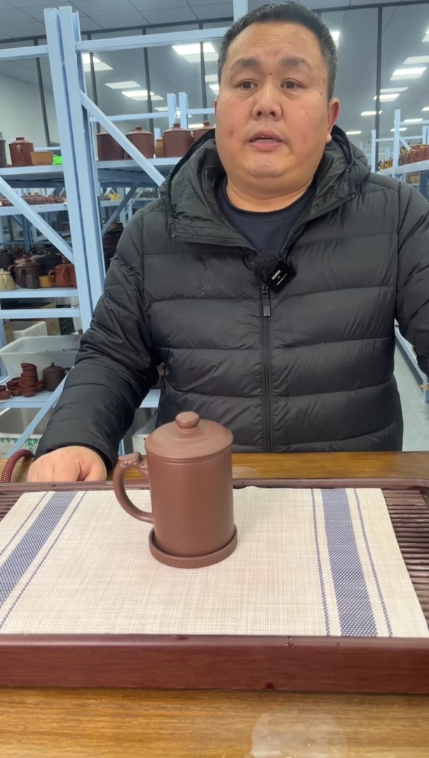 【闪购商品】紫砂茶杯微瑕福到眼前四件套