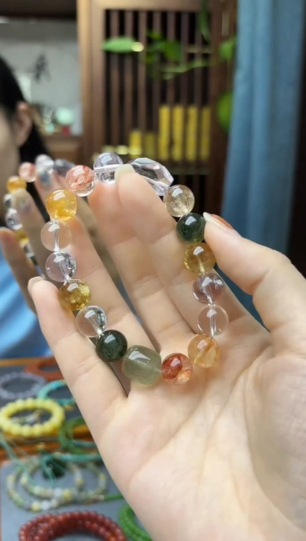 未镶嵌车挂水晶水晶多宝手串TF