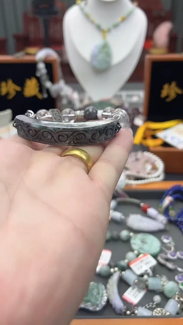 颈饰未镶嵌翡翠翡翠手链