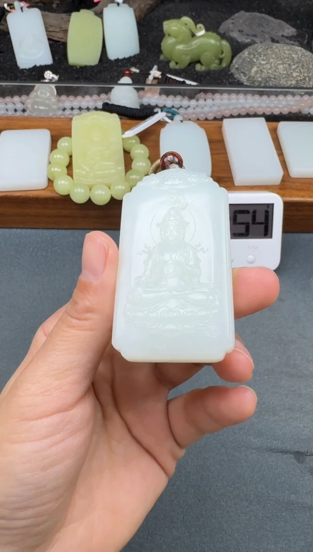 颈饰未镶嵌和田玉2