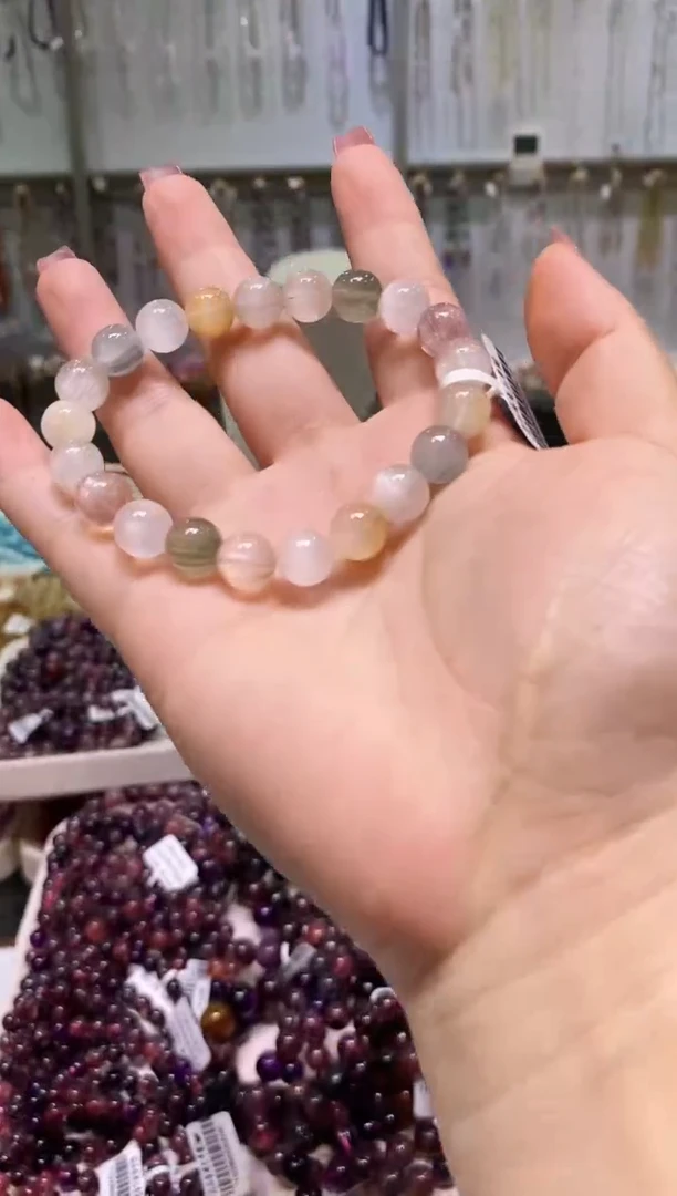 未镶嵌手链水晶多样性发其一兔毛9+