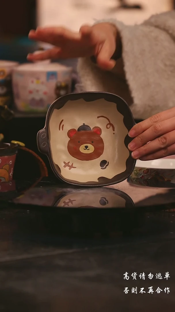 陶瓷景德镇可爱设计师款陶瓷